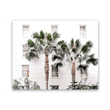 Shop Casa Palms Photo Art Print-Boho, Botanicals, Coastal, Green, Landscape, Photography, Tropical, View All, White-framed poster wall decor artwork