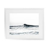 Shop Blue Wave Photo Art Print-Blue, Coastal, Horizontal, Landscape, Photography, Rectangle, View All, White-framed poster wall decor artwork