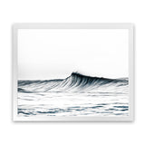 Shop Blue Wave Photo Art Print-Blue, Coastal, Horizontal, Landscape, Photography, Rectangle, View All, White-framed poster wall decor artwork