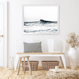 Shop Blue Wave Photo Art Print-Blue, Coastal, Horizontal, Landscape, Photography, Rectangle, View All, White-framed poster wall decor artwork