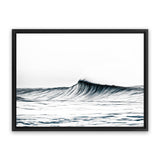 Shop Blue Wave Photo Canvas Art Print-Blue, Coastal, Horizontal, Landscape, Photography, Photography Canvas Prints, Rectangle, View All, White-framed wall decor artwork