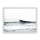 Shop Blue Wave Photo Canvas Art Print-Blue, Coastal, Horizontal, Landscape, Photography, Photography Canvas Prints, Rectangle, View All, White-framed wall decor artwork