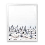Shop Parasols I Photo Art Print-Coastal, Photography, Portrait, Rectangle, View All, White-framed poster wall decor artwork