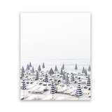 Shop Parasols I Photo Art Print-Coastal, Photography, Portrait, Rectangle, View All, White-framed poster wall decor artwork