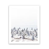 Shop Parasols I Photo Art Print-Coastal, Photography, Portrait, Rectangle, View All, White-framed poster wall decor artwork