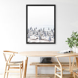 Shop Parasols I Photo Canvas Art Print-Coastal, Photography, Photography Canvas Prints, Portrait, Rectangle, View All, White-framed wall decor artwork