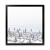 Shop Parasols IV (Square) Photo Art Print-Coastal, Photography, Square, View All, White-framed poster wall decor artwork