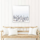 Shop Parasols IV (Square) Photo Art Print-Coastal, Photography, Square, View All, White-framed poster wall decor artwork
