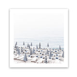 Shop Parasols IV (Square) Photo Art Print-Coastal, Photography, Square, View All, White-framed poster wall decor artwork