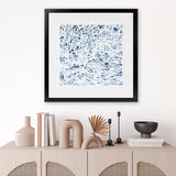 Shop Water Detail (Square) Photo Art Print-Abstract, Blue, Photography, Square, View All, White-framed poster wall decor artwork