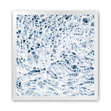 Shop Water Detail (Square) Photo Art Print-Abstract, Blue, Photography, Square, View All, White-framed poster wall decor artwork