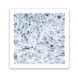 Shop Water Detail (Square) Photo Art Print-Abstract, Blue, Photography, Square, View All, White-framed poster wall decor artwork