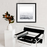 Shop Endless Ocean I (Square) Photo Art Print-Blue, Coastal, Photography, Square, View All, White-framed poster wall decor artwork