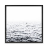 Shop Endless Ocean I (Square) Photo Canvas Art Print-Blue, Coastal, Photography, Photography Canvas Prints, Square, View All, White-framed wall decor artwork