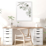 Shop Fiddle-Leaf Fig II Photo Art Print-Botanicals, Florals, Green, Hamptons, Photography, Portrait, View All, White-framed poster wall decor artwork