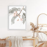 Shop Wildflowers II Photo Canvas Art Print-Botanicals, Florals, Green, Hamptons, Nature, Photography, Photography Canvas Prints, Portrait, View All, White-framed wall decor artwork