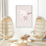 Shop Pastel Protea II Photo Canvas Art Print-Botanicals, Florals, Photography, Photography Canvas Prints, Pink, Portrait, Rectangle, View All-framed wall decor artwork