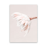 Shop Pastel Protea II Photo Canvas Art Print-Botanicals, Florals, Photography, Photography Canvas Prints, Pink, Portrait, Rectangle, View All-framed wall decor artwork