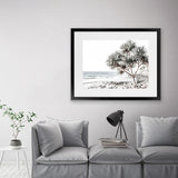 Shop Noosa I Photo Art Print-Boho, Coastal, Green, Landscape, Photography, Tropical, View All, White-framed poster wall decor artwork
