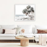 Shop Noosa I Photo Art Print-Boho, Coastal, Green, Landscape, Photography, Tropical, View All, White-framed poster wall decor artwork