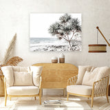 Shop Noosa I Photo Canvas Art Print-Boho, Coastal, Green, Landscape, Photography, Photography Canvas Prints, Tropical, View All, White-framed wall decor artwork