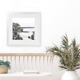 Shop Little Cove I (Square) Photo Art Print-Coastal, Green, Photography, Scandinavian, Square, View All, White-framed poster wall decor artwork
