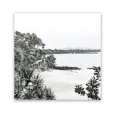 Shop Little Cove I (Square) Photo Art Print-Coastal, Green, Photography, Scandinavian, Square, View All, White-framed poster wall decor artwork
