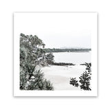 Shop Little Cove I (Square) Photo Art Print-Coastal, Green, Photography, Scandinavian, Square, View All, White-framed poster wall decor artwork