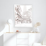 Shop Winter In Paris Photo Art Print-Hamptons, Neutrals, Photography, Portrait, View All-framed poster wall decor artwork