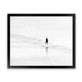 Shop Surfer Photo Art Print-Boho, Coastal, Landscape, People, Photography, View All, White-framed poster wall decor artwork