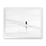 Shop Surfer Photo Art Print-Boho, Coastal, Landscape, People, Photography, View All, White-framed poster wall decor artwork