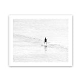 Shop Surfer Photo Art Print-Boho, Coastal, Landscape, People, Photography, View All, White-framed poster wall decor artwork