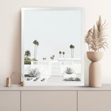 Shop Palm Springs Doorway 3 (Light) Art Print-Boho, Botanicals, Coastal, Neutrals, Portrait, Tropical, View All-framed painted poster wall decor artwork