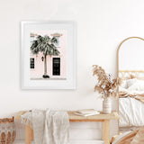 Shop Palm House I Photo Art Print-Boho, Botanicals, Green, Photography, Pink, Portrait, Tropical, View All-framed poster wall decor artwork