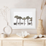 Shop Miami II Photo Art Print-Boho, Coastal, Green, Hamptons, Landscape, Photography, Tropical, View All, White-framed poster wall decor artwork