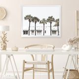 Shop Miami II Photo Art Print-Boho, Coastal, Green, Hamptons, Landscape, Photography, Tropical, View All, White-framed poster wall decor artwork