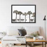 Shop Miami II Photo Canvas Art Print-Boho, Coastal, Green, Hamptons, Landscape, Photography, Photography Canvas Prints, Tropical, View All, White-framed wall decor artwork