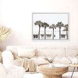 Shop Miami II Photo Canvas Art Print-Boho, Coastal, Green, Hamptons, Landscape, Photography, Photography Canvas Prints, Tropical, View All, White-framed wall decor artwork