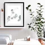 Shop Eucalyptus II Photo Art Print-Botanicals, Green, Photography, Portrait, View All, White-framed poster wall decor artwork