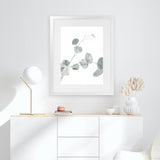 Shop Eucalyptus II Photo Art Print-Botanicals, Green, Photography, Portrait, View All, White-framed poster wall decor artwork
