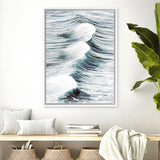 Shop Waves For Days Photo Canvas Print-Blue, Coastal, Photography Canvas Prints, Portrait, View All-framed wall decor artwork