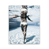 Shop Pool Days Photo Art Print-Blue, People, Photography, Portrait, View All-framed poster wall decor artwork