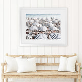 Shop Amalfi Summer Photo Art Print-Amalfi Coast Italy, Blue, Coastal, Hamptons, Landscape, Photography, Tropical, View All-framed poster wall decor artwork