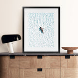 Shop Paradise Photo Art Print-Blue, Boho, Coastal, Photography, Portrait, View All-framed poster wall decor artwork