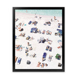 Shop Beach Bathers II Art Print-Amalfi Coast Italy, Coastal, Neutrals, Portrait, Tropical, View All-framed painted poster wall decor artwork