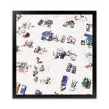 Shop Beach Bathers II (Square) Art Print-Coastal, Neutrals, People, Square, Tropical, View All-framed painted poster wall decor artwork