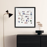 Shop Beach Bathers II (Square) Art Print-Coastal, Neutrals, People, Square, Tropical, View All-framed painted poster wall decor artwork