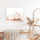 Shop Road Trip I Photo Art Print-Boho, Coastal, Landscape, Orange, Photography, Pink, Tropical, View All-framed poster wall decor artwork