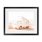Shop Road Trip I Photo Art Print-Boho, Coastal, Landscape, Orange, Photography, Pink, Tropical, View All-framed poster wall decor artwork
