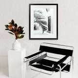 Shop Palm Doorway II Art Print-Boho, Coastal, Green, Portrait, Tropical, View All, White-framed painted poster wall decor artwork